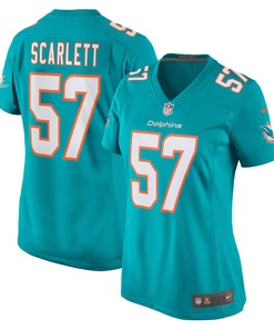 Brennan Scarlett Miami Dolphins Womens Game Jersey - Aqua Nfl - Robokeg