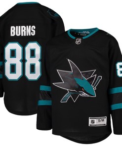 Brent Burns San Jose Sharks Alternate Premier Player Jersey - Black Nhl - Robokeg