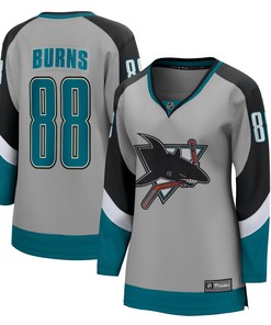 Brent Burns San Jose Sharks Fanatics Branded Womens 2020/21 Special Edition Breakaway Player Jersey - Gray Nhl - Robokeg