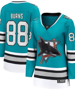 Brent Burns San Jose Sharks Fanatics Branded Womens 30th Anniversary Premier Breakaway Player Jersey - Teal Nhl - Robokeg
