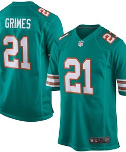 Brent Grimes Miami Dolphins Nike Alternate Game Jersey - Aqua - Robokeg