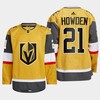 Brett Howden 21 Vegas Golden Knights Gold Jersey 2023 Home - Robokeg
