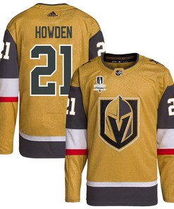 Brett Howden 21 Vegas Golden Knights Stanley Cup 2023 Final Patch Home Breakaway Men Jersey - Gold - Robokeg