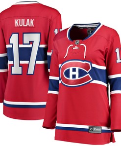 Brett Kulak Montreal Canadiens Fanatics Branded Womens Home Breakaway Player Jersey - Red Nhl - Robokeg