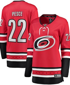 Brett Pesce Carolina Hurricanes Fanatics Branded Womens Home Breakaway Player Jersey - Red Nhl - Robokeg