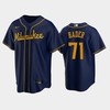 Brewers 71 Josh Hader Alternate Navy Jersey - Robokeg