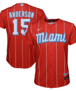 Brian Anderson Miami Marlins 2021 City Connect Replica Player Jersey - Red Mlb - Robokeg
