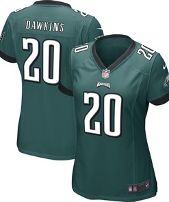 Brian Dawkins Philadelphia Eagles Nike Womens Game Jersey - Midnight Green - Robokeg