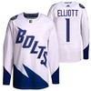 Brian Elliott 2022 Stadium Series Lightning 1 White Primegreen Jersey Jersey - Robokeg