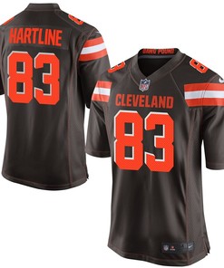 Brian Hartline Cleveland Browns Nike Game Jersey - Brown - Robokeg