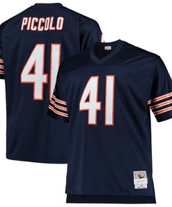 Brian Piccolo Chicago Bears Mitchell & Ness Big & Tall 1969 Retired Player Replica Jersey - Navy - Robokeg