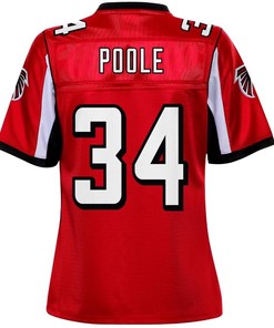 Brian Poole Atlanta Falcons Nfl Pro Line Womens Player Jersey - Red - Robokeg