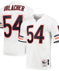 Brian Urlacher Chicago Bears Mitchell & Ness 2000 Authentic Throwback Retired Player Jersey - White Nfl - Robokeg