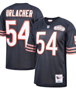Brian Urlacher Chicago Bears Mitchell & Ness 2001 Authentic Throwback Retired Player Jersey - Navy Nfl - Robokeg
