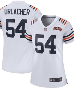 Brian Urlacher Chicago Bears Nike Womens 2019 100th Season Alternate Classic Retired Player Game Jersey - White - Robokeg