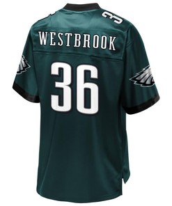 Brian Westbrook Philadelphia Eagles Nfl Pro Line Retired Player Jersey - Midnight Green - Robokeg