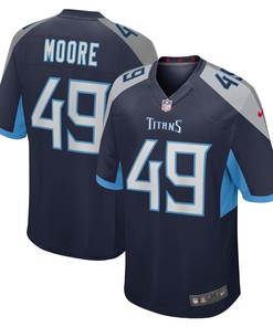 Briley Moore Tennessee Titans Game Jersey - Navy Nfl - Robokeg