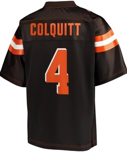 Britton Colquitt Cleveland Browns Nfl Pro Line Player Jersey - Brown - Robokeg