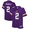 Britton Colquitt Minnesota Vikings Nfl Pro Line Womens Player Jersey - Purple - Robokeg