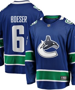 Brock Boeser Vancouver Canucks Fanatics Branded Home Breakaway Jersey - Blue Nhl - Robokeg