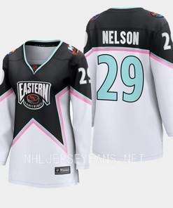 Brock Nelson 29 New York Islanders 2023 All-Star Game Jersey Black Equipment - Robokeg