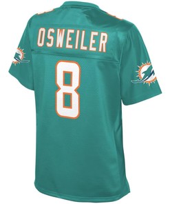 Brock Osweiler Miami Dolphins Nfl Pro Line Womens Team Player Jersey - Aqua - Robokeg