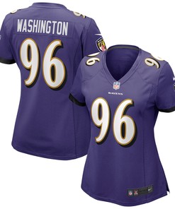 Broderick Washington Baltimore Ravens Womens Game Jersey - Purple Nfl - Robokeg