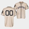 Brooklyn Dodgers Custom 1933 Heritage 00 Gold Pinstripe Jersey - Robokeg