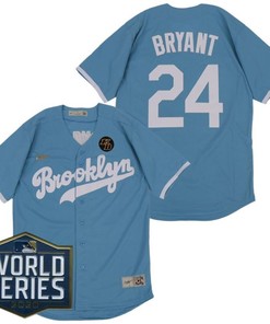 Brooklyn Dodgers Kobe Bryant #24 2020 Mlb Blue Jersey - Robokeg