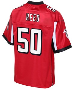Brooks Reed Atlanta Falcons Nfl Pro Line Team Color Player Jersey - Red - Robokeg
