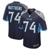 Bruce Matthews Tennessee Titans Retired Player Jersey - Navy Nfl - Robokeg
