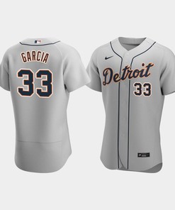 Bryan Garcia 33 Detroit Tigers Gray Road Jersey - Robokeg
