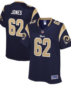 Bryant Jones Los Angeles Rams Nfl Pro Line Womens Team Player Jersey - Navy - Robokeg
