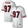 Bryant Young San Francisco 49ers Mitchell & Ness 1994 Legacy Replica Jersey - White Nfl - Robokeg