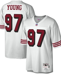 Bryant Young San Francisco 49ers Mitchell & Ness 1994 Legacy Replica Jersey - White Nfl - Robokeg