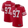 Bryant Young San Francisco 49ers Retired Player Game Jersey - Scarlet Nfl - Robokeg