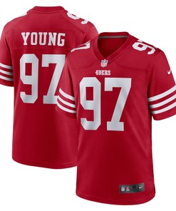 Bryant Young San Francisco 49ers Retired Player Game Jersey - Scarlet Nfl - Robokeg