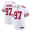 Bryant Young San Francisco 49ers Retired Player Game Jersey - White Nfl - Robokeg
