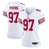 Bryant Young San Francisco 49ers Womens Retired Player Game Jersey White Nfl - Robokeg