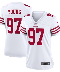 Bryant Young San Francisco 49ers Womens Retired Player Game Jersey White Nfl - Robokeg