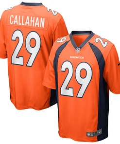 Bryce Callahan Denver Broncos Game Jersey - Orange Nfl - Robokeg