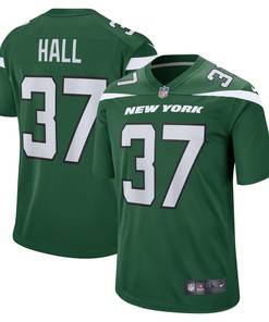 Bryce Hall New York Jets Game Jersey - Gotham Green Nfl - Robokeg