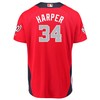 Bryce Harper National League Majestic 2018 Mlb All-star Game Home Run Derby Player Jersey - Red - Robokeg