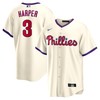 Bryce Harper Philadelphia Phillies Alternate Replica Player Name Jersey - Cream Mlb - Robokeg