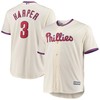 Bryce Harper Philadelphia Phillies Big And Tall Alternate Cool Base Player Jersey - Cream - Robokeg