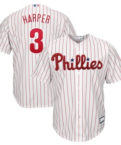 Bryce Harper Philadelphia Phillies Big & Tall Replica Player Jersey - White Mlb - Robokeg