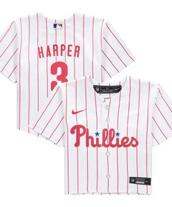 Bryce Harper Philadelphia Phillies Infant Home Replica Player Jersey - White Mlb - Robokeg