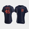 Buck Farmer 45 Detroit Tigers Navy Alternate Jersey - Robokeg