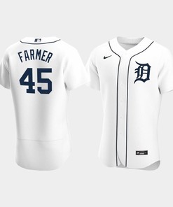 Buck Farmer 45 Detroit Tigers White Home Jersey - Robokeg