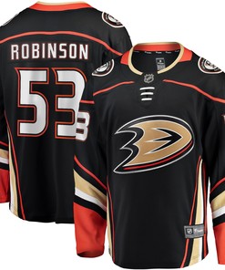 Buddy Robinson Anaheim Ducks Fanatics Branded Home Breakaway Player Jersey - Black Nhl - Robokeg